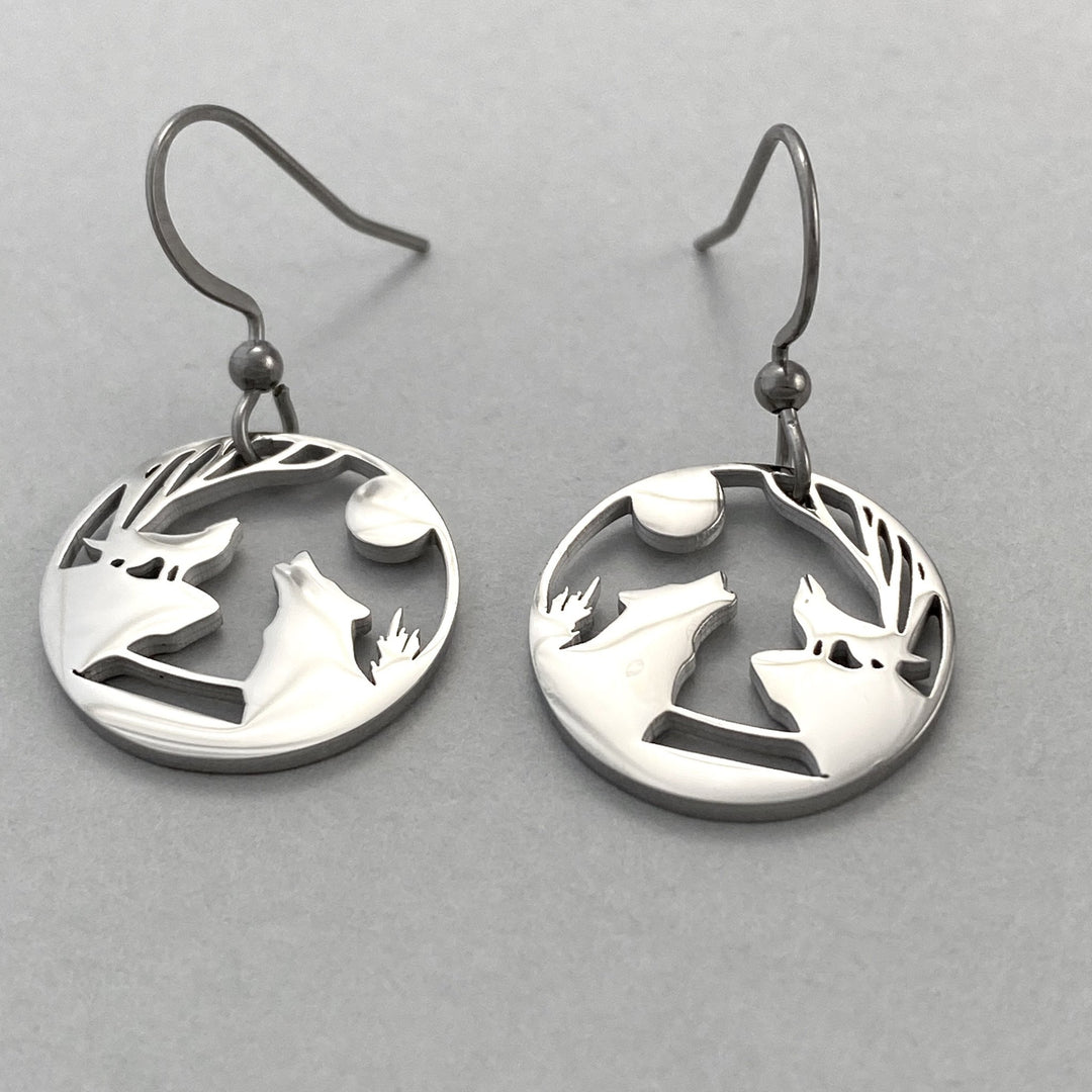 Wolf Pack Earrings - Be Inspired UP