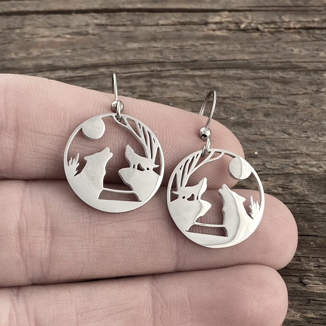 Wolf Pack Earrings - Be Inspired UP